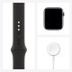 Apple Watch SE GPS, 44mm in alluminio grigio siderale con cinturino Sport Nero 9