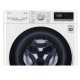 LG V5WD85slim lavasciuga Libera installazione Caricamento frontale Argento, Bianco E 5
