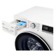 LG V5WD85slim lavasciuga Libera installazione Caricamento frontale Argento, Bianco E 6