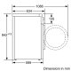 Bosch HomeProfessional WTX87EH9IT asciugatrice Libera installazione Caricamento frontale 9 kg A+++ Bianco 8