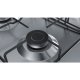 Bosch Serie 4 PGH6B5B80 piano cottura Nero, Acciaio inox Da incasso Gas 4 Fornello(i) 5