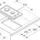 Candy Idea CDG32/1SPX Acciaio inox Da incasso Gas 2 Fornello(i) 3
