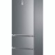 Haier 3D 60 Serie 5 HTR5619ENMP Libera installazione 348 L E Platino, Acciaio inox 3