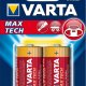 Varta MAX TECH 2x Alkaline C Batteria monouso Alcalino 3