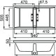 Elleci Dogma 100 Slim Lavello montato su piano Rettangolare Keratek plus 3