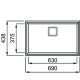 Elleci Karisma 120 Sottotop Lavello sottopiano Rettangolare Keratek plus 3