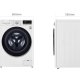 LG F4WV508S0B lavatrice Caricamento frontale 8 kg 1400 Giri/min Bianco 16