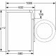 Bosch HomeProfessional WAX28EH0ES lavatrice Caricamento frontale 10 kg 1400 Giri/min Bianco 7