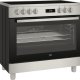 Beko GM17300GXNS cucina Elettrico Ceramica Nero, Acciaio inossidabile A 3