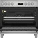 Beko GM17300GXNS cucina Elettrico Ceramica Nero, Acciaio inox A 5