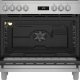 Beko GM17300GXNS cucina Elettrico Ceramica Nero, Acciaio inossidabile A 6