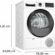 Bosch Serie 6 WQG241A0IT Asciugatrice a pompa di calore 9 kg Classe A++ 6