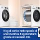 Samsung WW11BB744DGES3 lavatrice a caricamento frontale Bespoke AI™ con Ecodosatore 11 kg Classe A 1400 giri/min, Porta nera + Panel nero 13