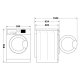 Hotpoint Active 20 Lavatrice a libera installazione NBT 1046 WDA IT 13