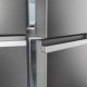 Haier Cube 90 Serie 5 HCR5919ENMP frigorifero side-by-side Libera installazione 528 L E Platino, Acciaio inox 17