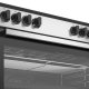 Beko GM15122DXB Cucina Elettrico Gas Nero, Acciaio inossidabile A 4