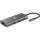 XtremeMac XWH-HUB8-13 hub di interfaccia USB tipo-C 40000 Mbit/s Grigio 3