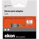 Ekon ECAJACK63AD1RCA adattatore per inversione del genere dei cavi 6,3 Nero 3