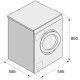 Asko W 6984 W lavatrice Caricamento frontale 8 kg 1800 Giri/min Bianco 4