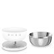 Smeg KSC01WHMWW bilancia da cucina Acciaio inox, Bianco Superficie piana Rotondo Bilancia da cucina elettronica 10