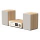 Pure Micro HiFi Classic Stereo Microsistema audio per la casa 50 W Quercia, Bianco 3