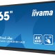 iiyama TE6512MIS-B3AG visualizzatore di messaggi Design chiosco 165,1 cm (65