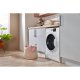 Hotpoint NDB 8635 W UK lavasciuga Libera installazione Caricamento frontale Bianco D 18