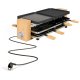 Princess 162918 griglia per raclette 8 persona(e) 1300 W Nero, Legno 5