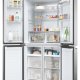 Haier HCR3818ENMG(UK) frigorifero side-by-side Libera installazione 467 L E Argento 9