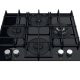 Hotpoint HAGS 62F/BK Nero Da incasso 59 cm Gas 4 Fornello(i) 3