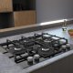 Hotpoint Ariston HAGS 62F/BK Nero Da incasso 59 cm Gas 4 Fornello(i) 11