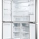 Haier HCR5919ENMP frigorifero side-by-side Libera installazione 528 L E Platino, Acciaio inox 10
