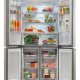 Haier Cube 90 Serie 5 HCR59F19ENMM(UK) frigorifero side-by-side Libera installazione 643 L E Platino, Acciaio inox 4
