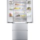 Haier HFR5719ENMG(UK) frigorifero side-by-side Libera installazione 446 L E Platino, Acciaio inox 3