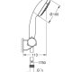 GROHE Vitalio Start 100 sistema di doccia Cromo 3