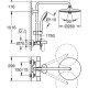 GROHE Vitalio Joy System 260 sistema di doccia Cromo 3