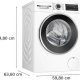 Bosch Serie 6 WGG244120 lavatrice Caricamento frontale 9 kg 1400 Giri/min Bianco 6
