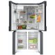 Bosch Serie 6 KFI96AXEA frigorifero con congelatore Libera installazione 574 L E Nero, Acciaio inox 3