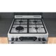 Hotpoint Ariston CD67G0CCX/UK Cucina Gas Argento A+ 6