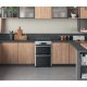 Hotpoint Ariston HDM67G0C2CX/UK Cucina Gas Argento A+ 6