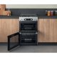 Hotpoint Ariston HDM67G0C2CX/UK Cucina Gas Argento A+ 8