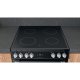 Hotpoint Ariston HDT67V9H2CB/UK Cucina Ceramica Nero A 7