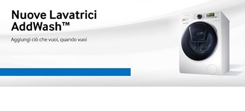 ADDWASH Samsung : il sistema per aggiungere capi durante il lavaggio ora disponibile anche in versione asciugatrice