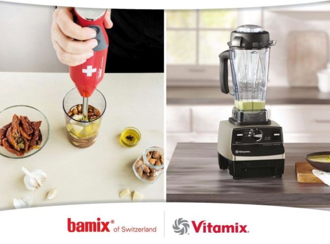 Creatività in cucina, Radionovelli presenta Bamix e Vitamix