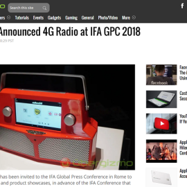 Radionovelli Announced 4G Radio at IFA GPC 2018