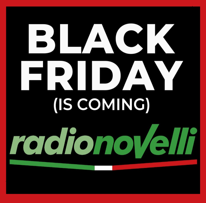 Black Friday 2019 da Radionovelli, offerte straordinarie!