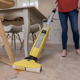 Novità con Karcher FC 5 : come pulire e aspirare in un solo passaggio !