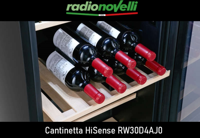 Cantinetta Vino HiSense  RW30D4AJ0: l'eleganza del vino